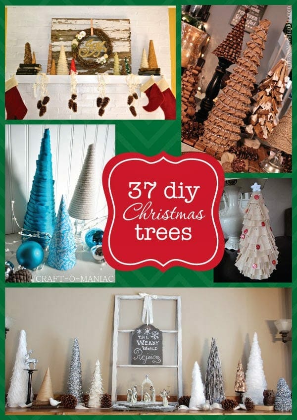 37 DIY Christmas tree roundup