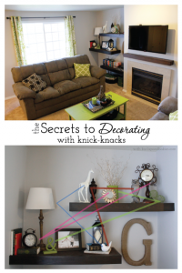 Learn how to decorate with knick-knacks