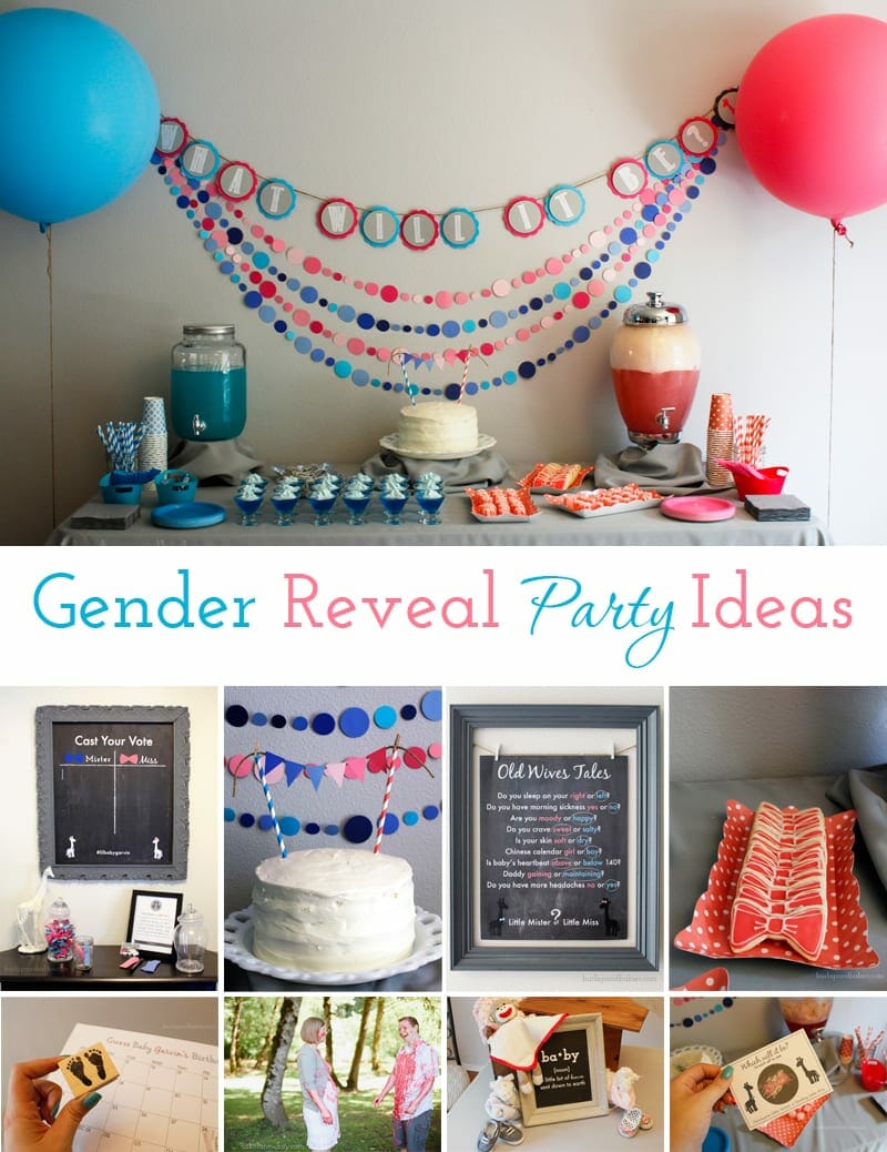 Make your own DIY Gender Reveal Bows at burlapandbabies.com