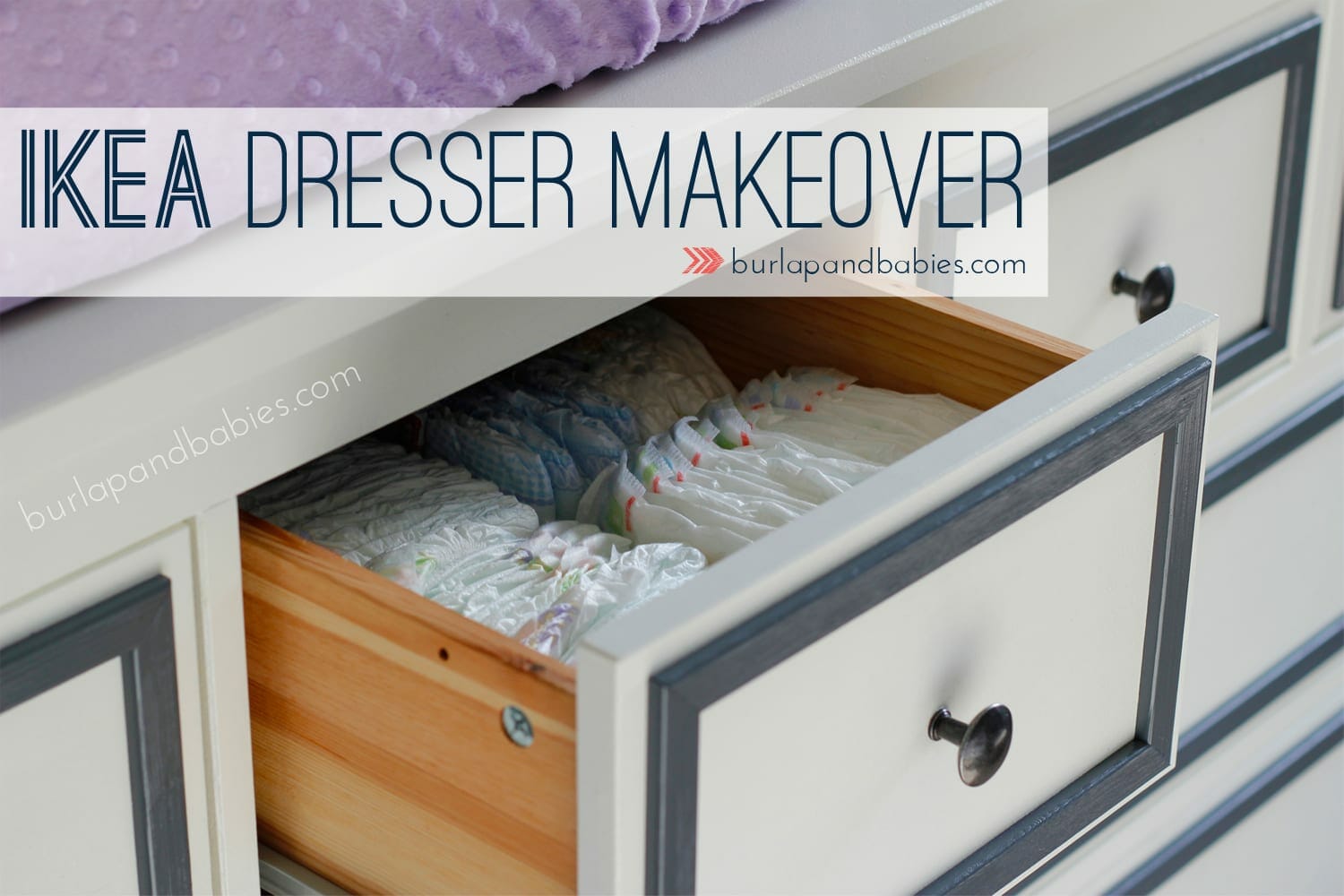 IKEA Dresser Makeover A Crafted Passion