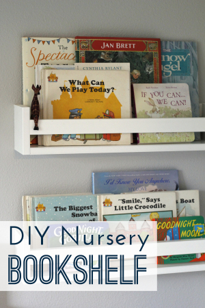 Pottery barn inspired quick and easy bookshelves for every kids room!