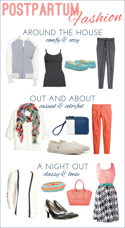 Postpartum fashion is all about keeping it comfy and easy. Check it out to see more postpartum fashion ideas!