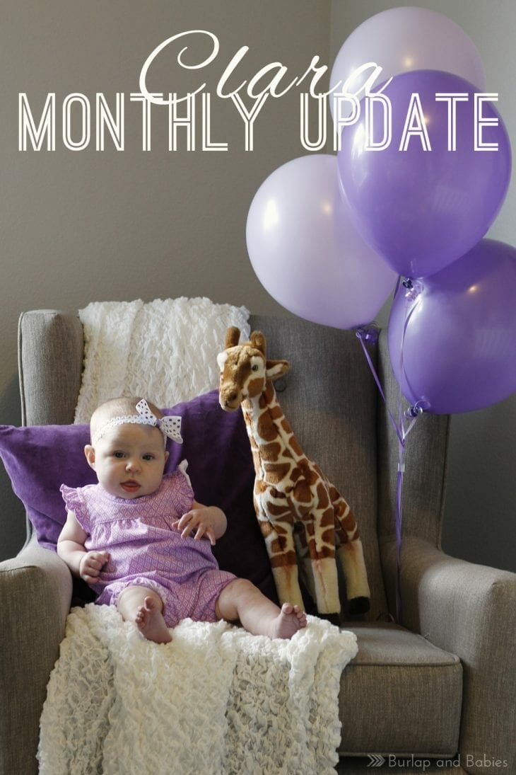 Baby monthly update // Tracking her physical and emotional development