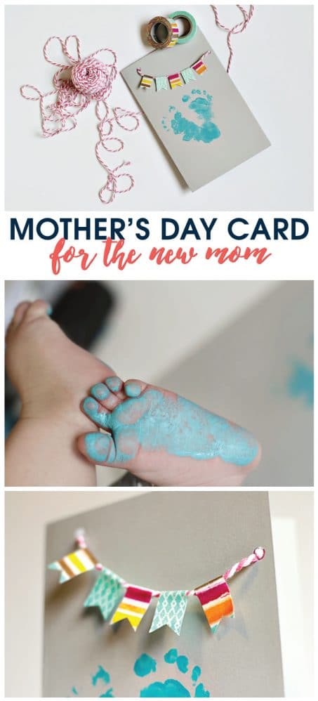 Every mom wants a personalized Mother's Day card. Create this one especially for mom's first mother's day!
