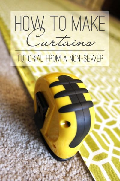 How to make curtains | Learn how to make curtains from a non-sewer for a non-sewer. Check out this simple tutorial!