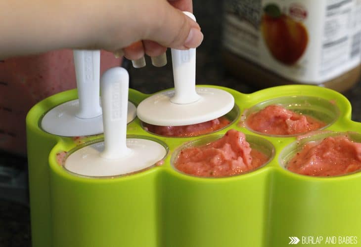 Easy Homemade Fruit Popsicle Treats | Get this quick and easy recipe to make these yummy popsicles to stay cool this summer!
