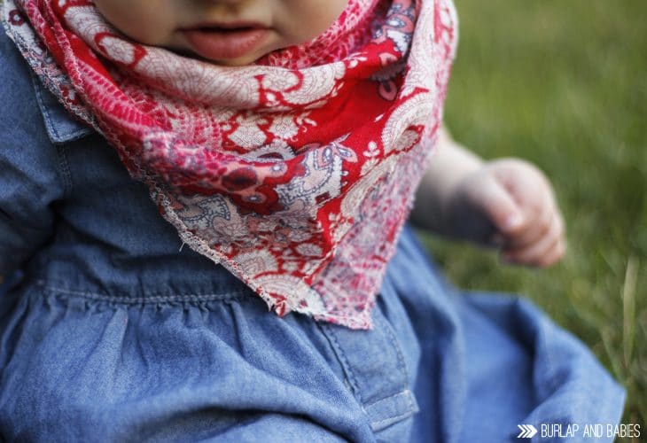 DIY Bandana Scarf | Create this DIY bandana scarf perfect for a little country livin'.