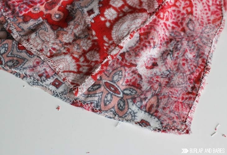 DIY Bandana Scarf | Create this DIY bandana scarf perfect for a little country livin'.