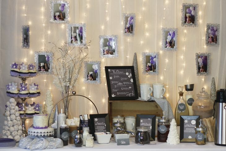 Hot Chocolate bar party favors image