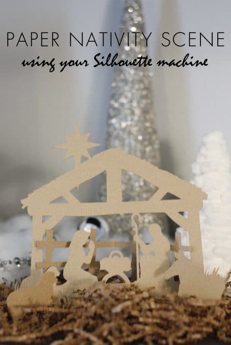 Enjoy this traditional glittery Christmas home tour with a silver & purple Christmas tree and DIY mini Christmas trees!