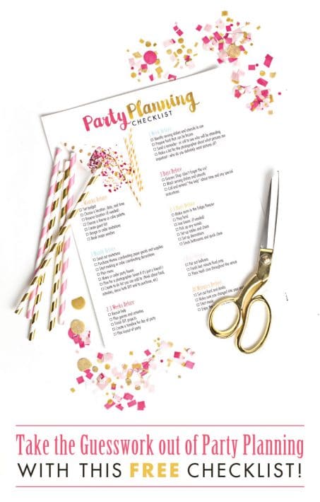 Love party planning but often forget tasks you should have thought of months ago? ME TOO! Take the guesswork out of party planning with this FREE comprehensive checklist!