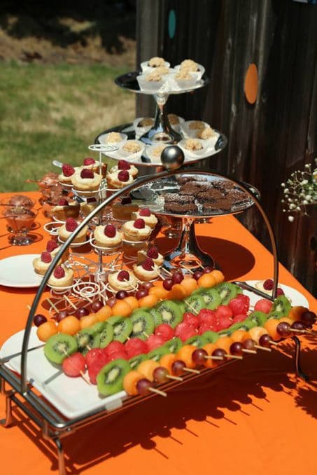 Host a beautiful backyard bridal shower full of lots of DIY ideas, decorations, finger food recipes, and fun game ideas.