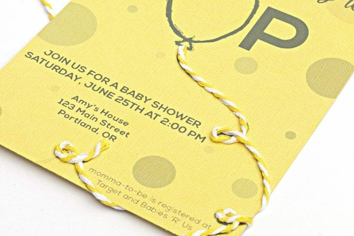 Baby Shower Ready to Pop Party Invitation