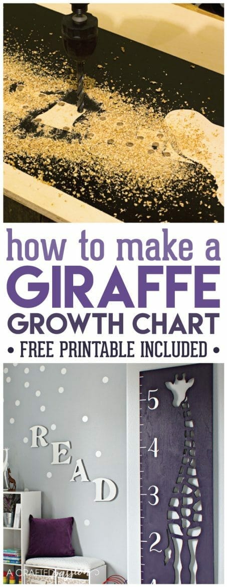 DIY Wooden Growth Chart Idea | How to Make | Printable