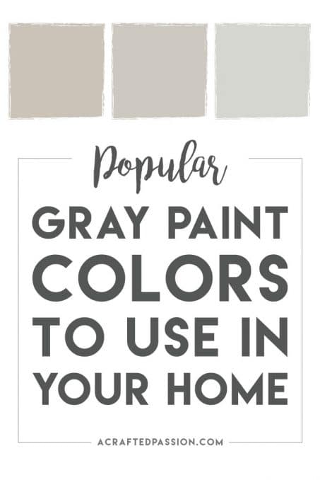 Popular Gray Paint Colors To Use In Your Home