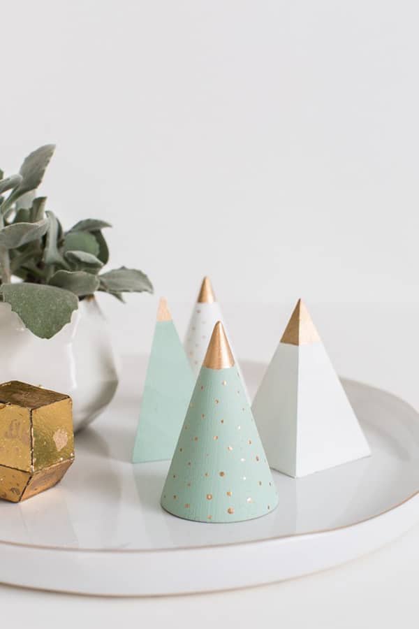 20+ DIY Mini Christmas Tree Decor Ideas — Make these simple mini Christmas trees perfect to include every year with your Christmas decorations. 