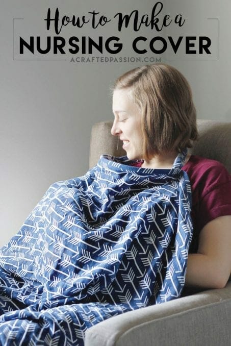 Learn how to make a nursing cover with this simple DIY tutorial. Free pattern included!