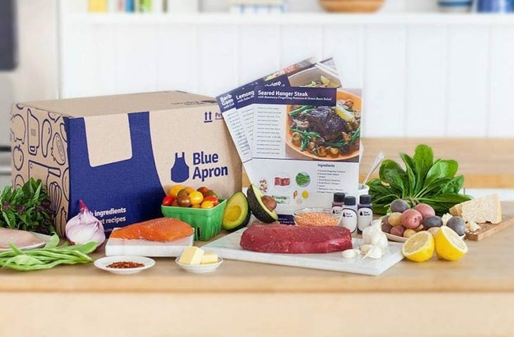Blue Apron meal service image.