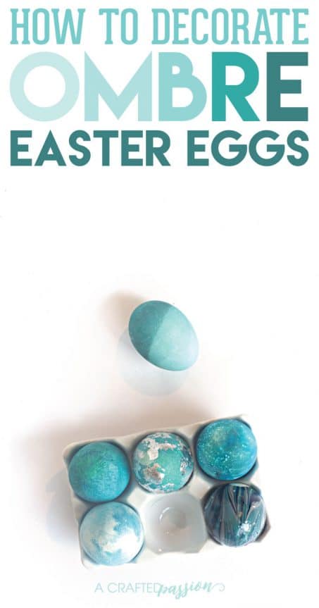 Learn how to decorate ombre easter eggs with just some water, basic food coloring, and an egg. Such a great idea!!