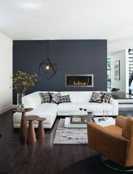 Need inspiration? Check out these 13 MODERN LIVING ROOMS for family-friendly decoration ideas while still staying on a budget. #livingroom #modern