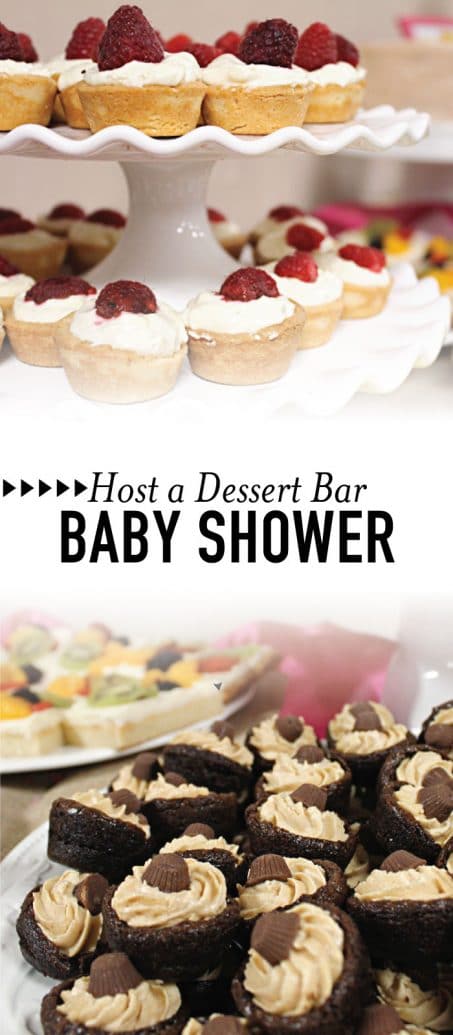 Dessert bar baby shower image.