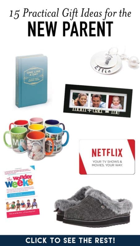 Practical gift ideas for new parents image.