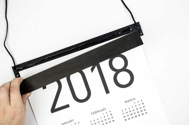 2018 wall calendar process image