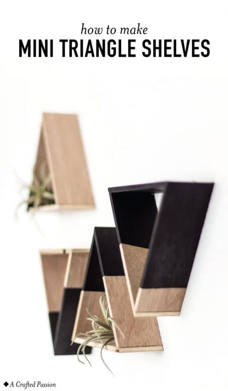 Image of mini triangle shelves