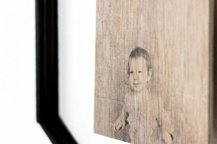 Image of transfer photo to wood 