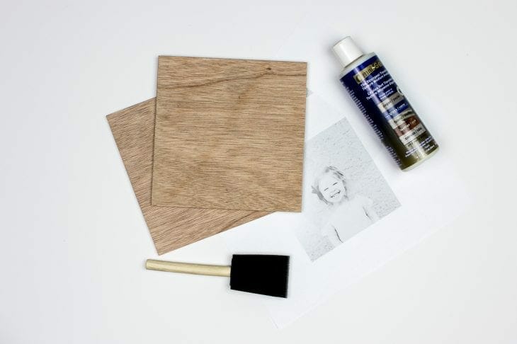 Image of transfer photo to wood supplies
