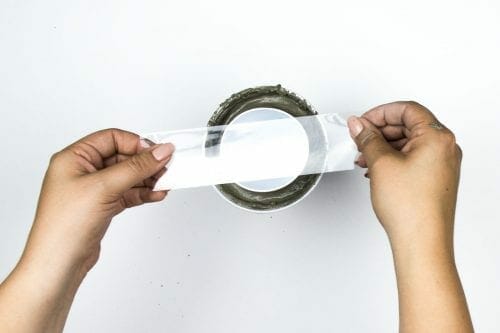 Image of concrete vase tape