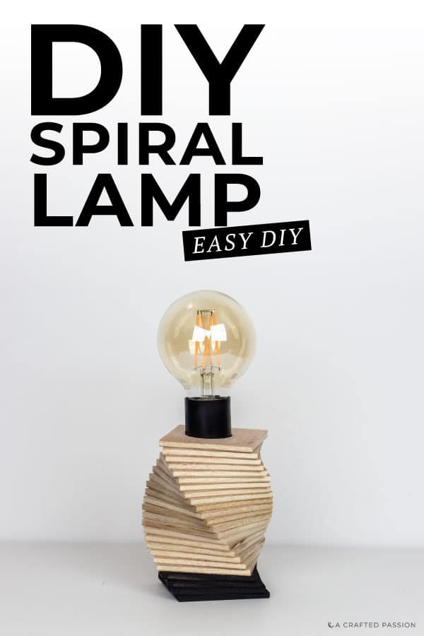 This beautiful and easy diy desk lamp is a sure hit. Learn how to make a desk lamp using plywood! #desklamp #plywoodlamp #diydesklamp