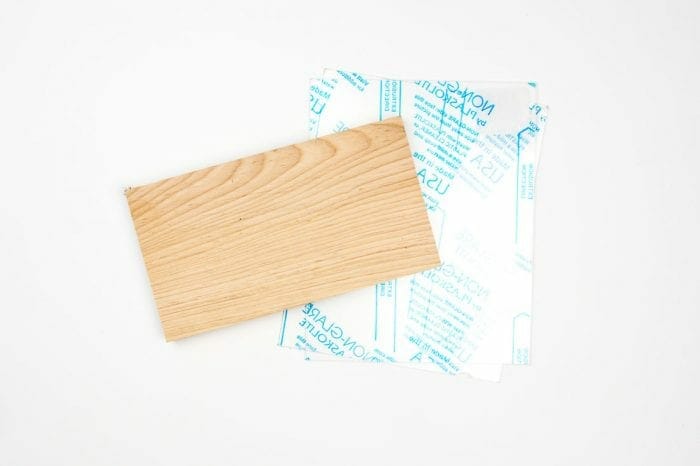 Image of wood block photo holder supplies