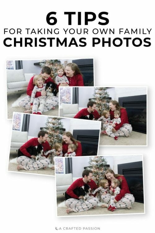 Image of DIY Family Christmas photos pin