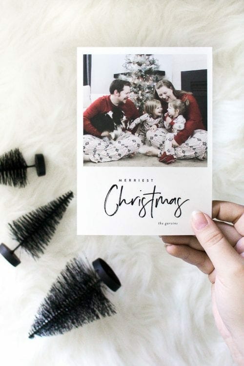 Image of Christmas card photo from Minted