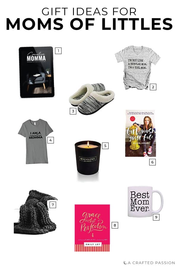 Struggling to figure out what to get the busy mom of littles on your list? Mommas with young kids often put herself last, struggle to find time for herself, and need a reminder to make herself a priority. Check out these gifts for busy moms or dad's...use this gift guide to figure out what to get mom for Christmas this year. #giftideas #giftguide #giftsformom