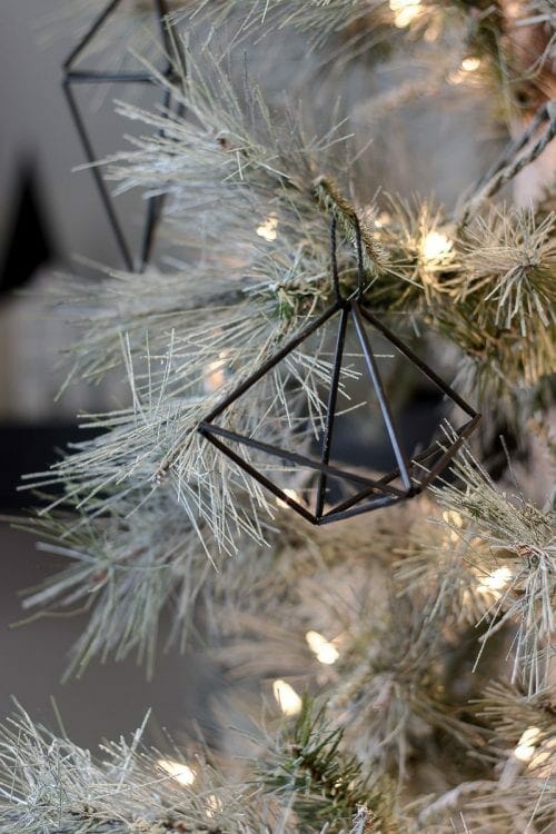 Image of Himmeli ornament on Christmas tree