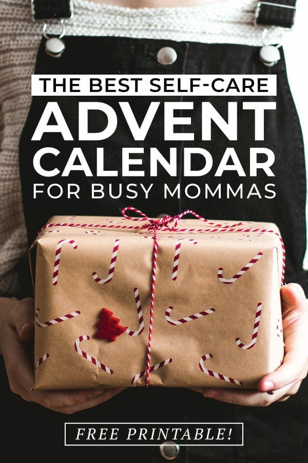 Self-care advent calendar ideas for moms