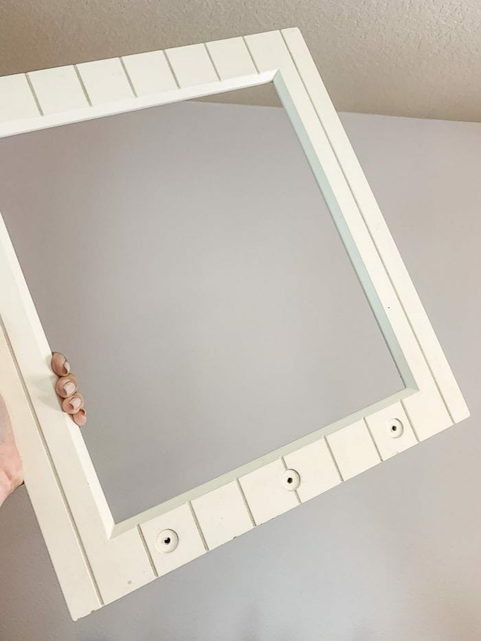 Image of little girl dress up mirror frame