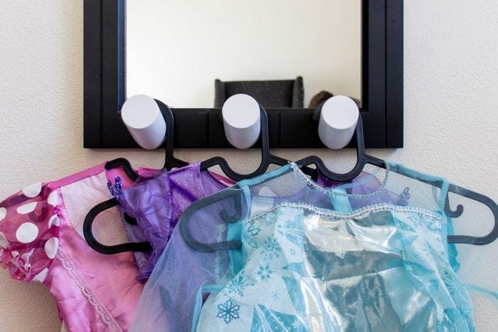 Image of little girl dress up mirror