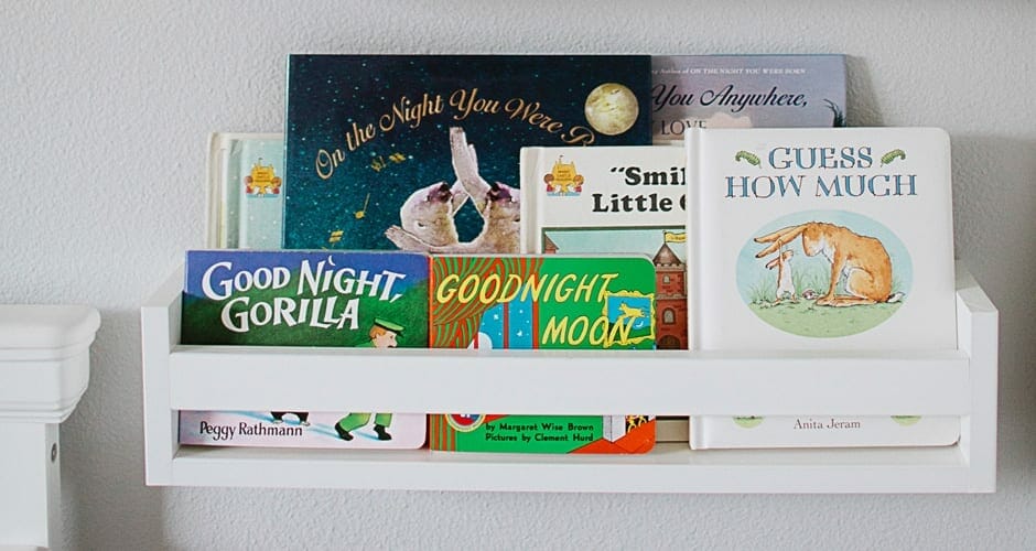 Pottery barn inspired quick and easy bookshelves for every kids room!