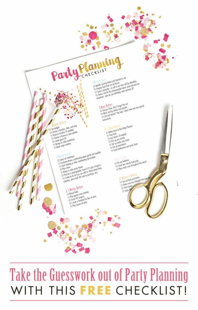 Party Planning Checklist: Stay Organized and Stress-Free