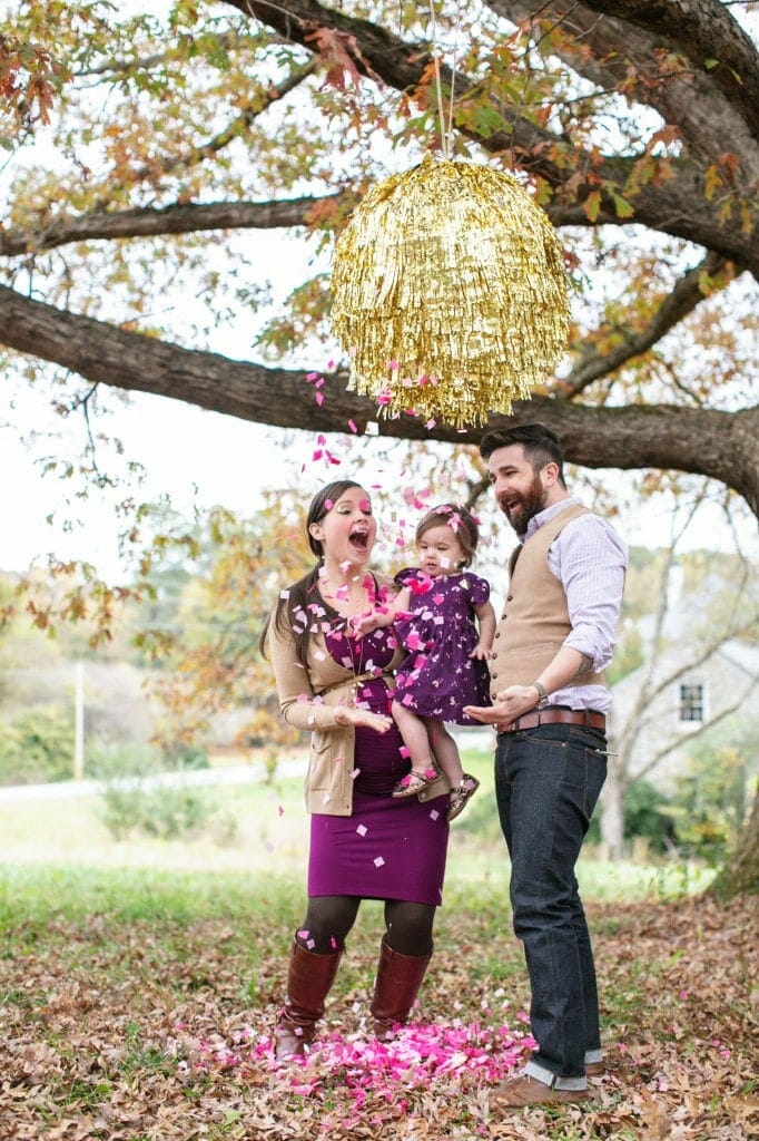Giant String Pinata Gender Reveal