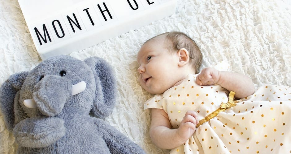Maggie Grace — One Month Baby Update