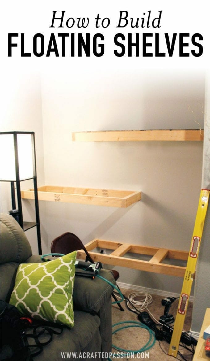 How to Make a DIY Floating Shelf for Your DVD Player