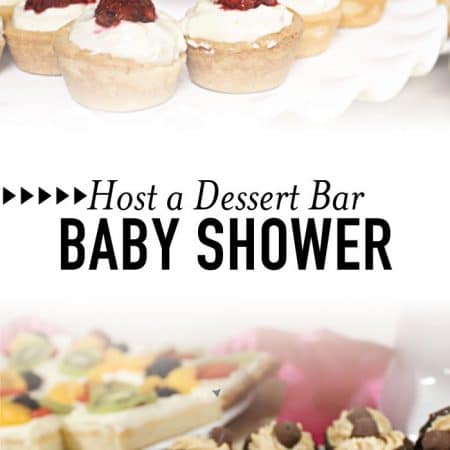 Dessert bar baby shower image.