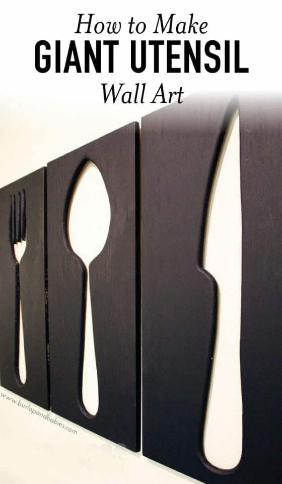 How to Make Giant Utensil Wall Art A StepbyStep Guide