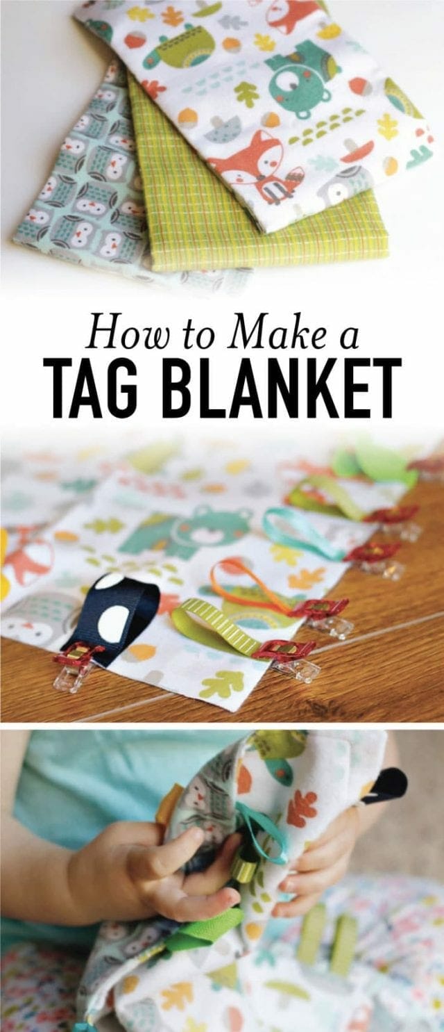 How to Make a Tag Blanket in Less Than 15 Monutes Simple DIY steps