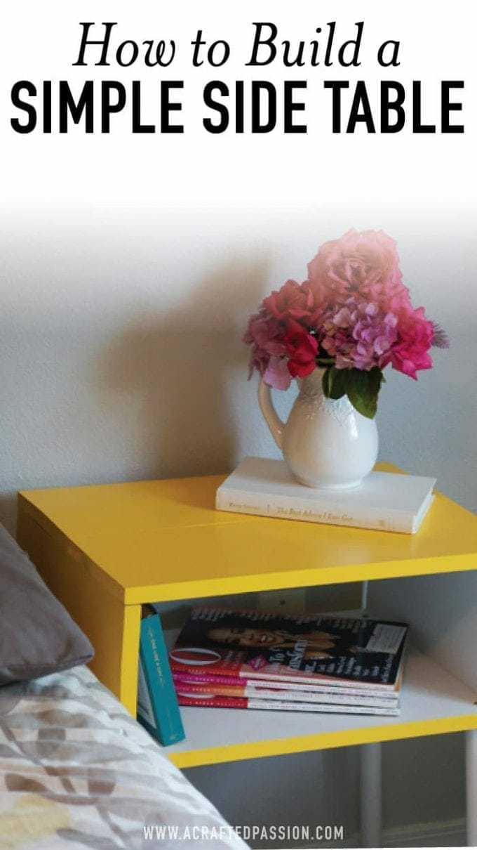 How to Build a Simple Side Table | DIY Modern Side Table for $15