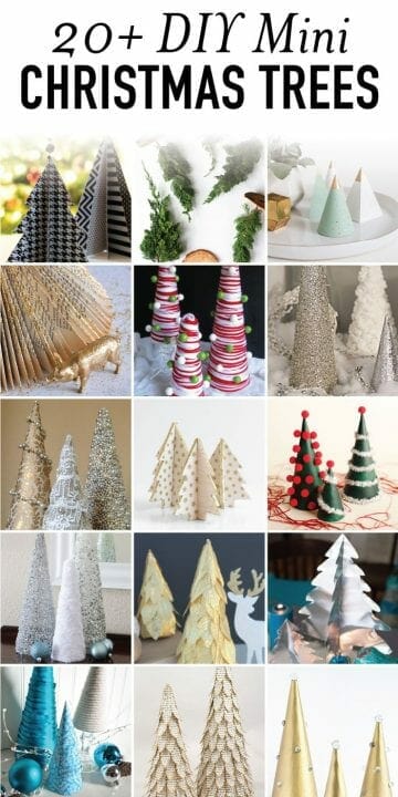 20+ DIY Mini Christmas Tree Ideas